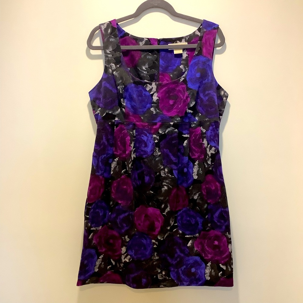 Michael kors Blue/purple Floral dress Size xl 14  Workwear/Casual or Cocktail